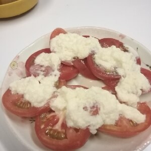 マヨおろしのせ✧*トマトサラダ